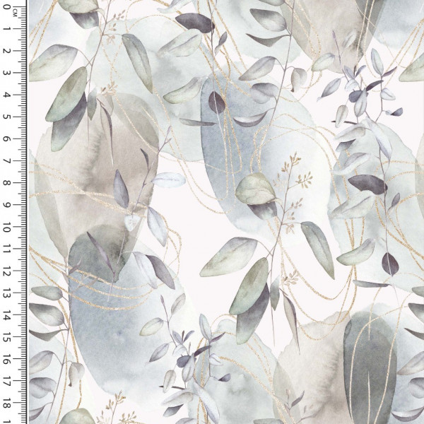 Bambus Jersey "Big Leaves"