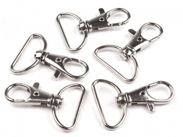 Karabiner " nickel " 25mm