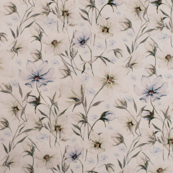 BIO Baumwolljersey "Blumen"