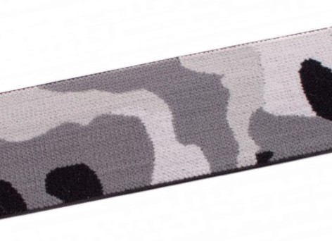 weicher Gummi 40mm "Camouflage" grau