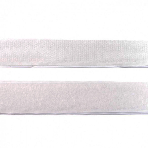 Klettband zum kleben Hakenband 20mm "weiss"