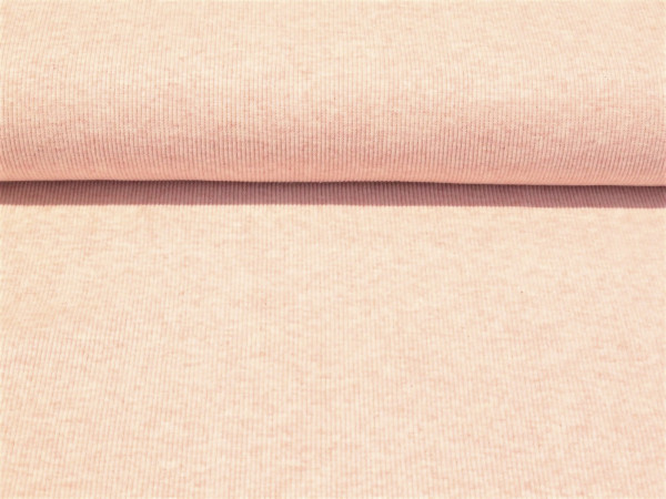 Rippbündchen meliert "rosa"