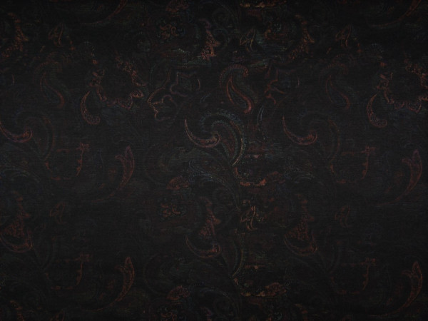 Punto Jersey "Paisley blackwatch" schwarz