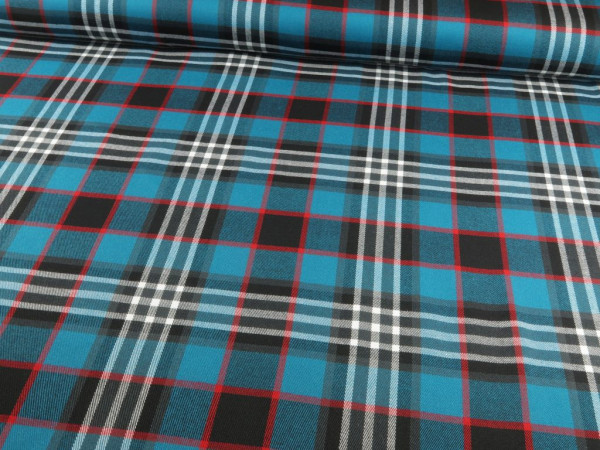 Viskosegabardine "Karo"blau