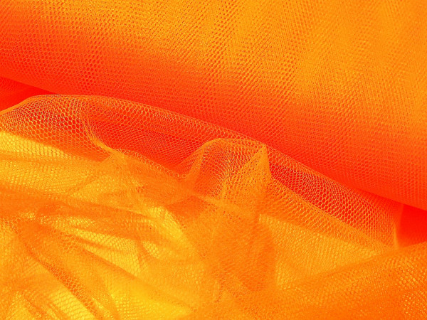 Wabentüll "neon orange"