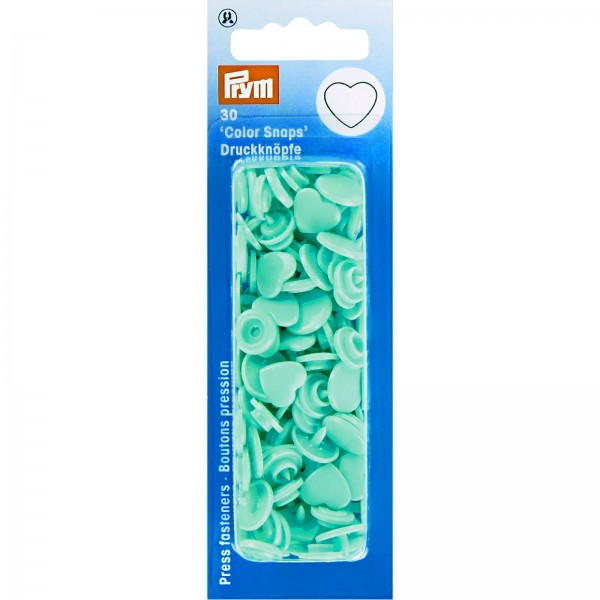 Color Snaps " Herz mint "