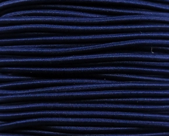 Gummikordel "dunkelblau " 3mm