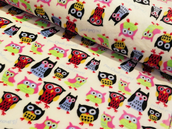 Wellnessfleece "Eulen"