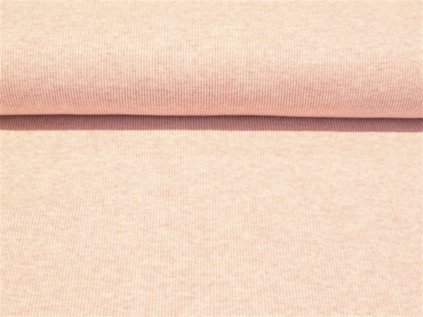 Rippbündchen meliert "rosa"