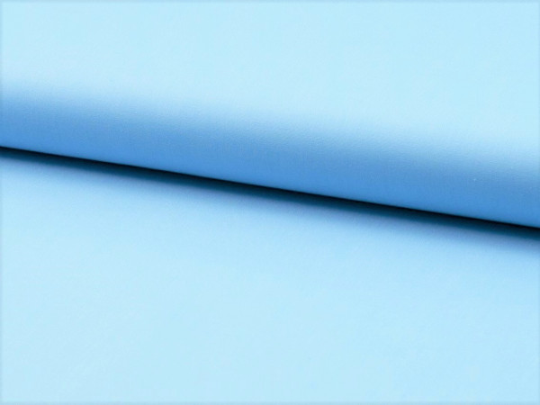 Baumwollstoff Popeline "babyblau"