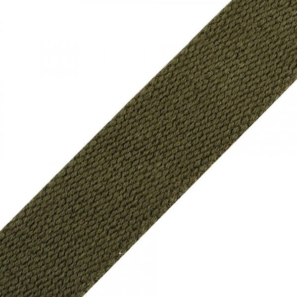Baumwollgurtband "khaki" 30mm