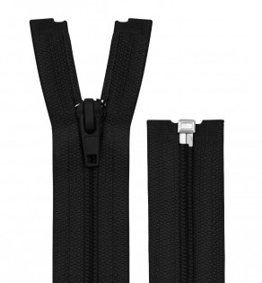 Reissverschluss teilbar - Spirale - schwarz Reissverschluss teilbar - Spirale - schwarz