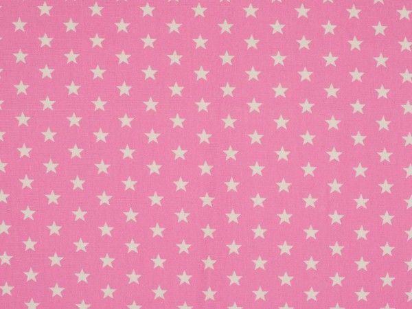 Baumwolljersey "Sterne" rosa