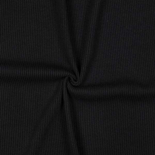 Grobstrick Bündchen "schwarz"