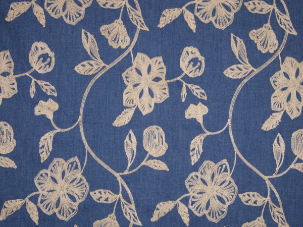 Bestickter Jean "Flower"sand