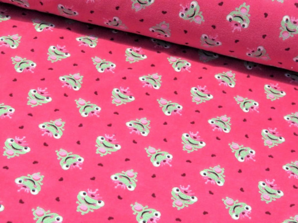 Nicky Velour "Frösche" pink