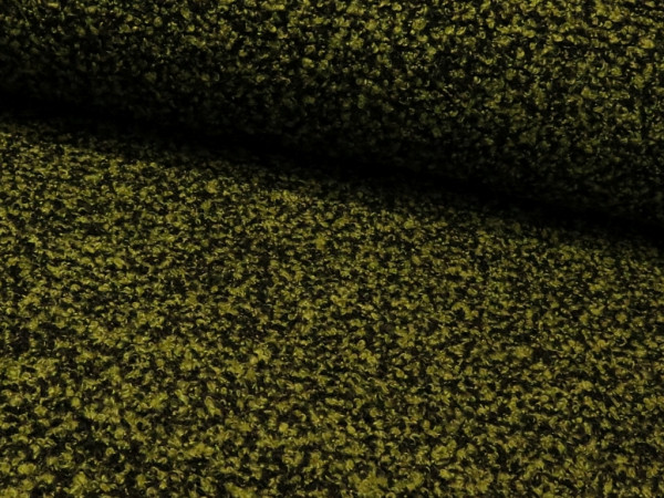 Heavy Boucle "olive-schwarz"