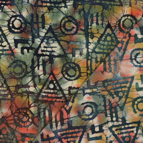 Baumwollstoff "Batik Stripes"