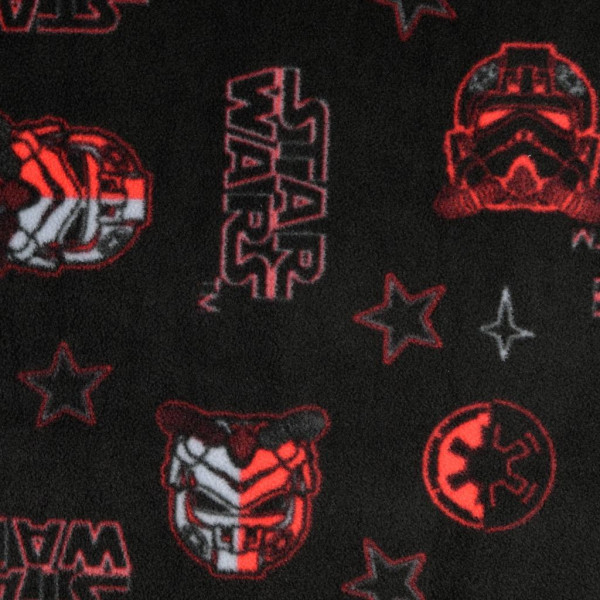 Polar Fleece "Star Wars" schwarz